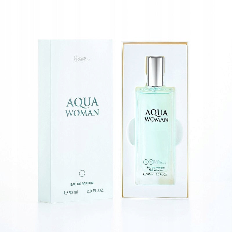 001 AQUA WOMAN 60ml Women's Perfume Fresh Floral Durable Packaging status original