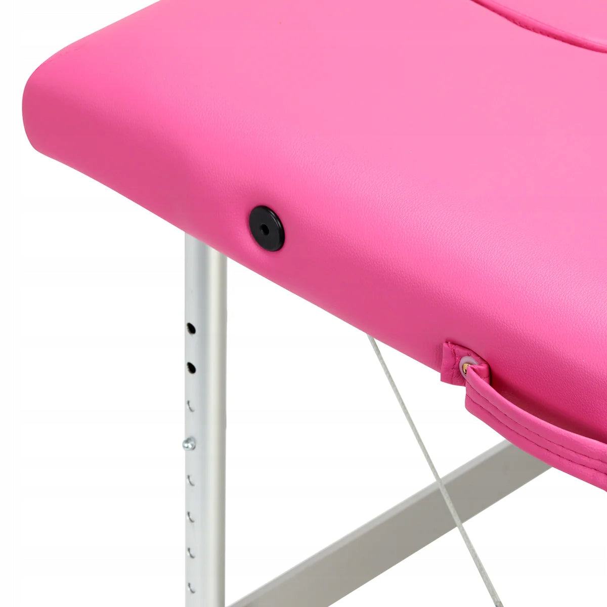 FOLDING TABLE FOR MASSAGE PHYSIOTHERAPY ALUMINUM BALANCE 2 SEGMENT PINK