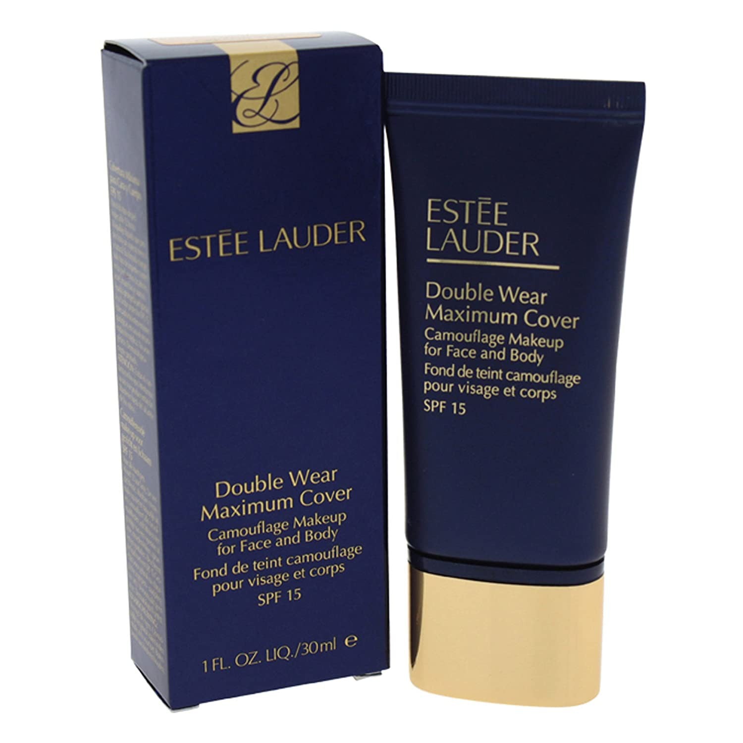 Grundierung für Gesicht und Körper Estee Lauder Double Wear Maximum Cover SPF15 30 ml, 3N1 Ivory Beige 