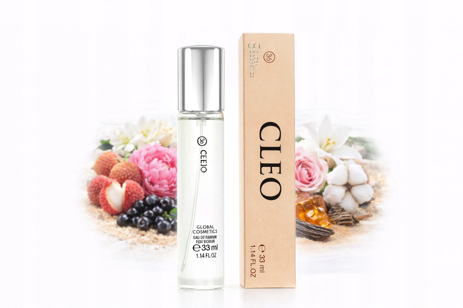 036 - CLEO perfume 33ml - fragrance for women lasting spring floral pefumetka