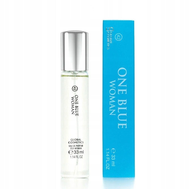 042 PERFUME WOMEN'S perfume PERMANENT FRAGRANCE ONE BLUE WOMAN 33ml Brand Global Cosmetics