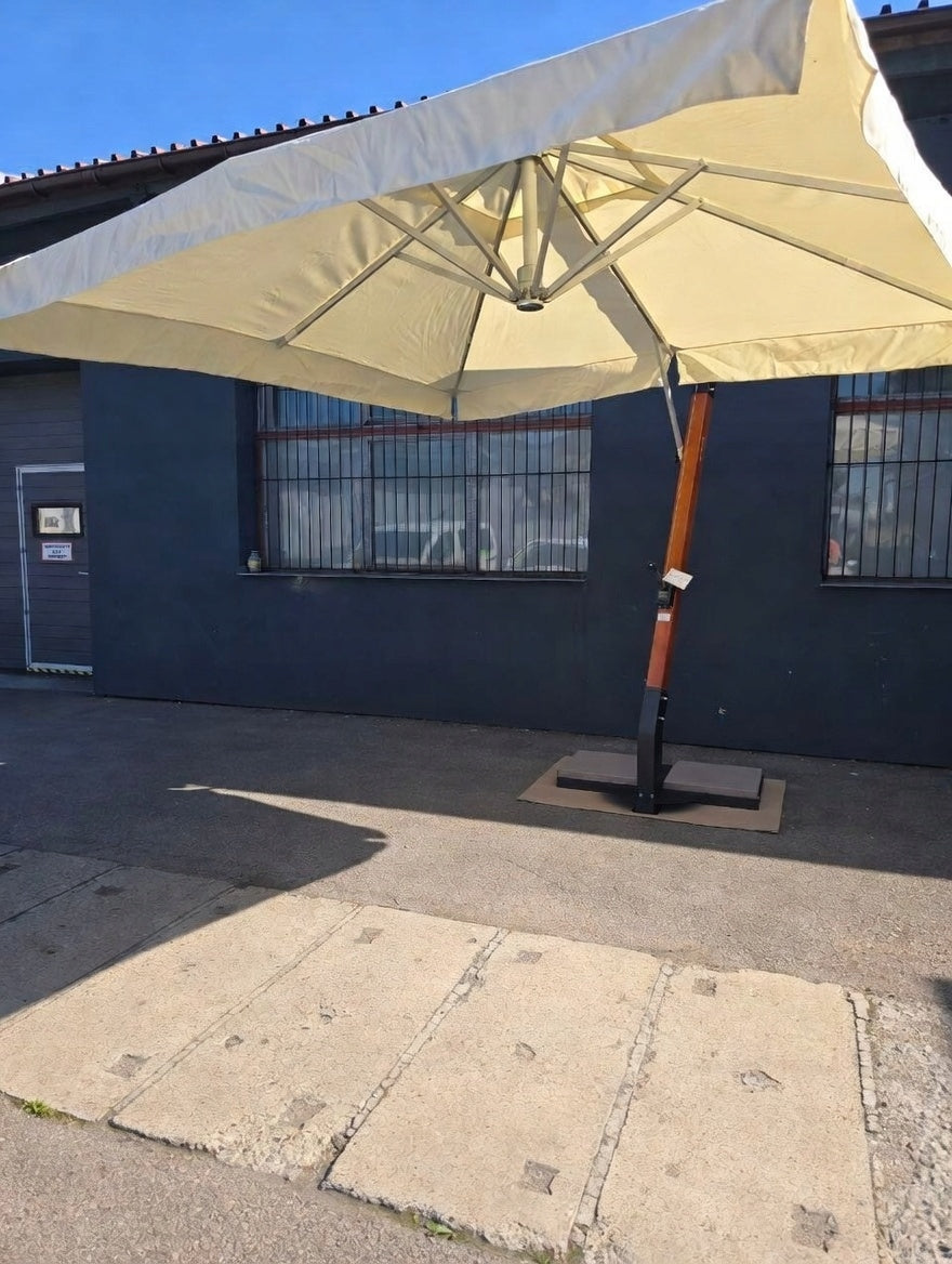 Sodo pakabinamas skėtis 3x4 m XL, atsparus vėjui, HoReCa