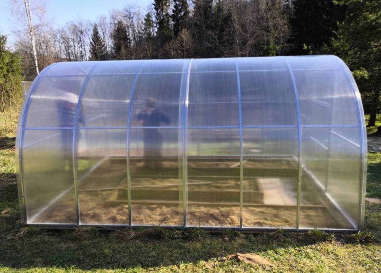 Šiltnamis AGRONOM STRONG, polikarbonatas, 3x6 m, 4 mm, 20x20