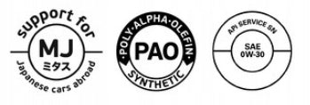 0W-30 MJ-103. MITASU GOLD PAO SN 0W-30 100% Synthetic 4L Packaging status original