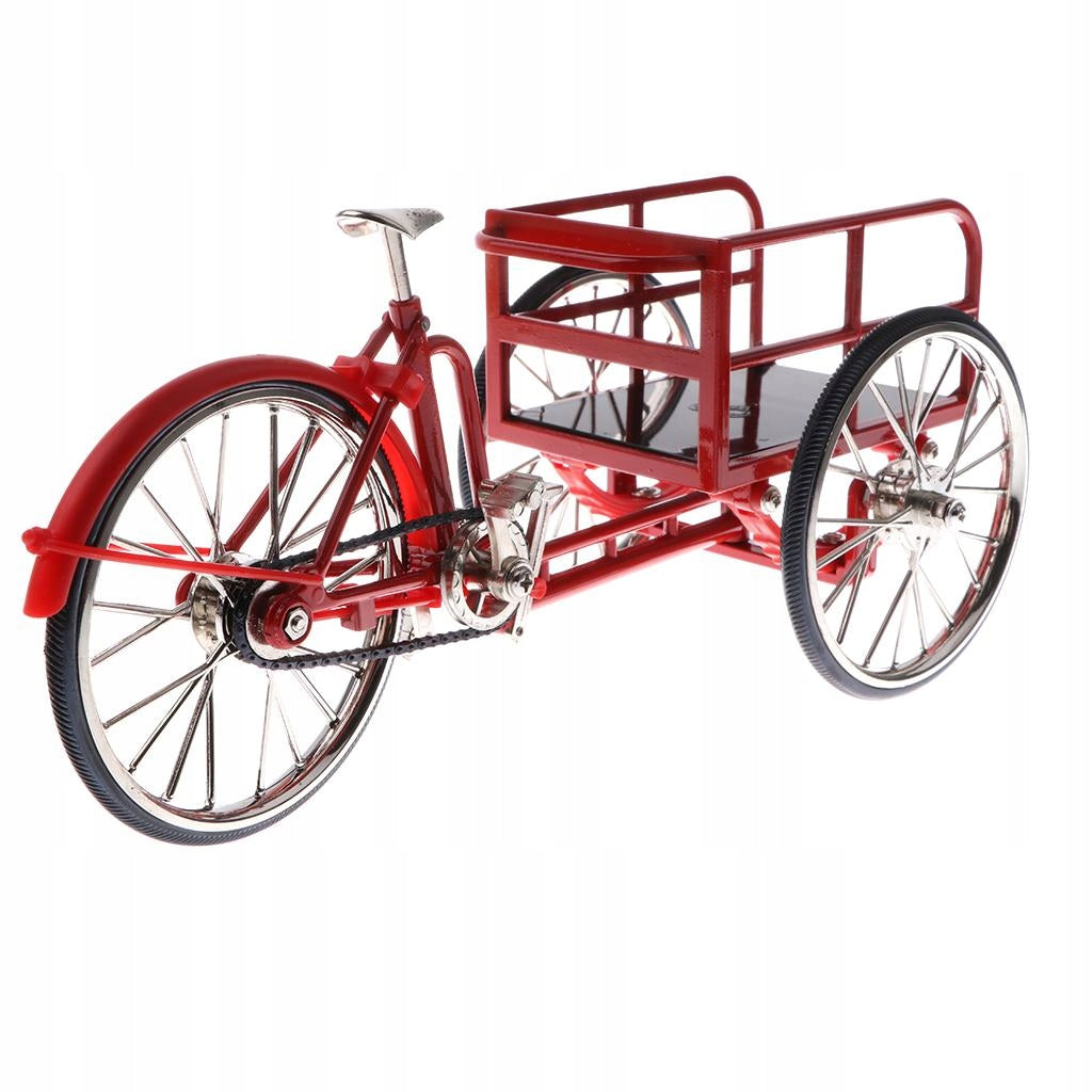 1:10 Alloy Diecast Racing Tricycle Model Replica Toy Red