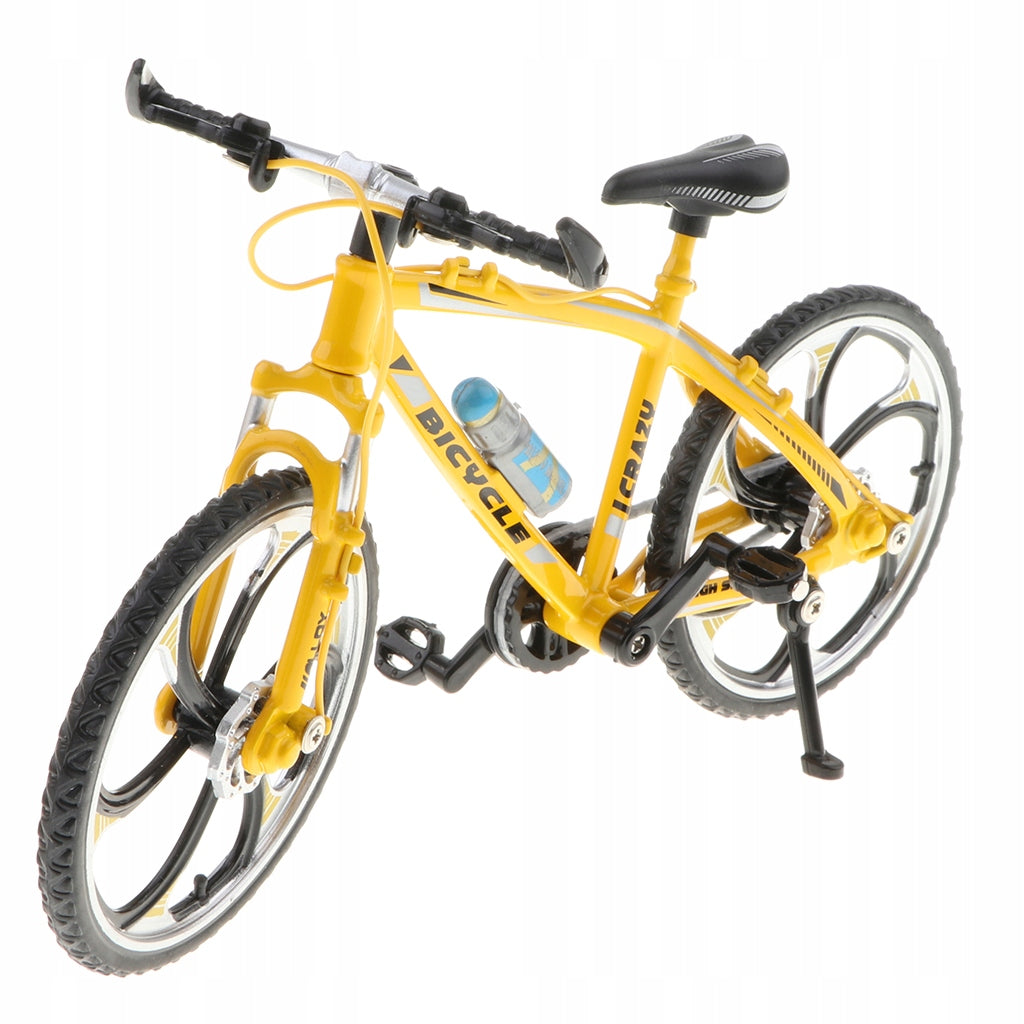 1:10 Scale Alloy Diecast Bike Model Handicraft Bicycle Toy , Yellow A, as Brand no brand