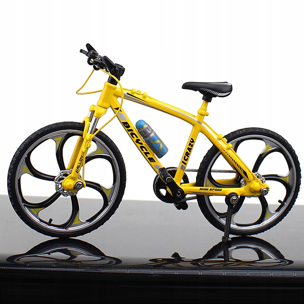 1:10 Scale Alloy Diecast Bike Model Handicraft Bicycle Toy , Yellow A, as Packaging status original