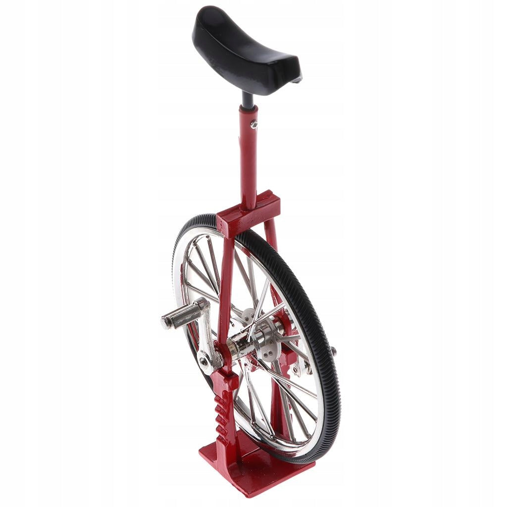 1:10 Scale Alloy Unicycle Bicycle Model Diecast Bike Cycling Replica Toy
