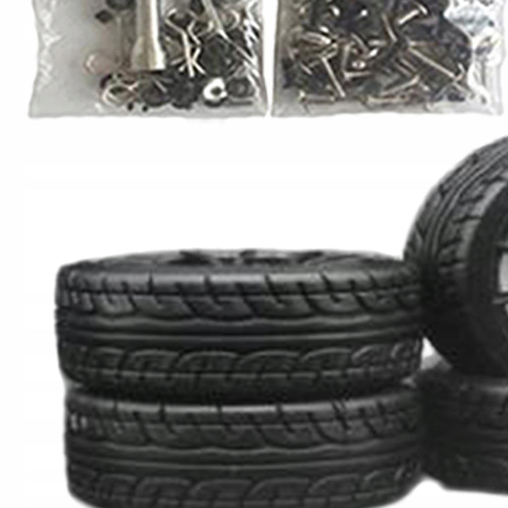 1:10 Scale RC Chassis Frame for HSP 94123 Model Brushless with Tire Metal Kind parts