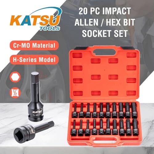 1/2 INCH ALLEN BITS SET OF 20 PCS CHROME MOLYBDENUM STEEL Manufacturer code Bez marki