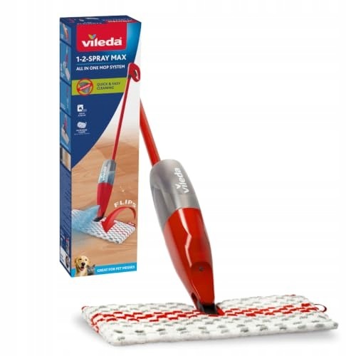 1-2 SPRAY MAX BOX FLAT MOP WITH WASHER AND TANK Packaging status original
