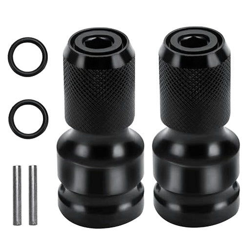 1/2 SQUARE TO 1/4 HEX SOCKET ADAPTER FOR DRILL 2 PCS.