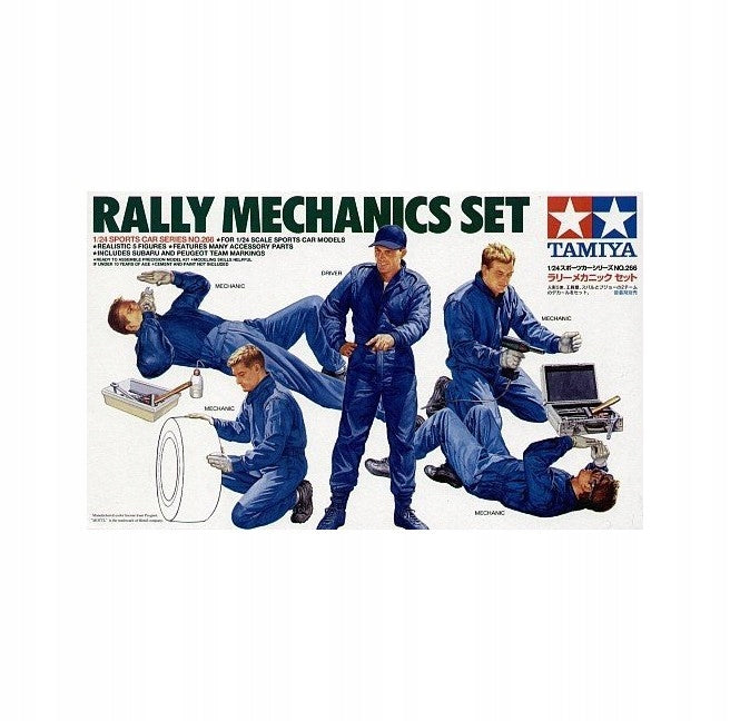 Konstruktorius Tamiya - Rally Mechanics Set, 1/24, 24266, 8 m.+