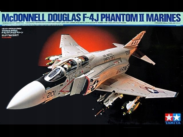 Plastikinis surenkamas modelis Tamiya McDonnell Douglas F-4J Phantom II Marines, 1/32, 60308