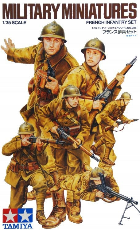 Konstruktorius Tamiya - French Infantry Set, 1/35, 35288