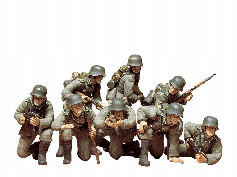 Kunststofffiguren Tamiya Deutsches Panzergrenadiere-Set 