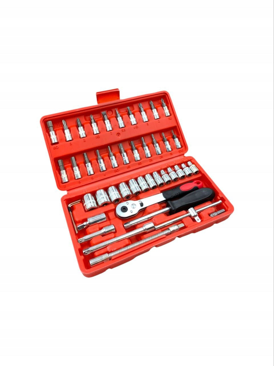 1/4'' 46 PCS SOCKET WRENCH SET Brand no brand