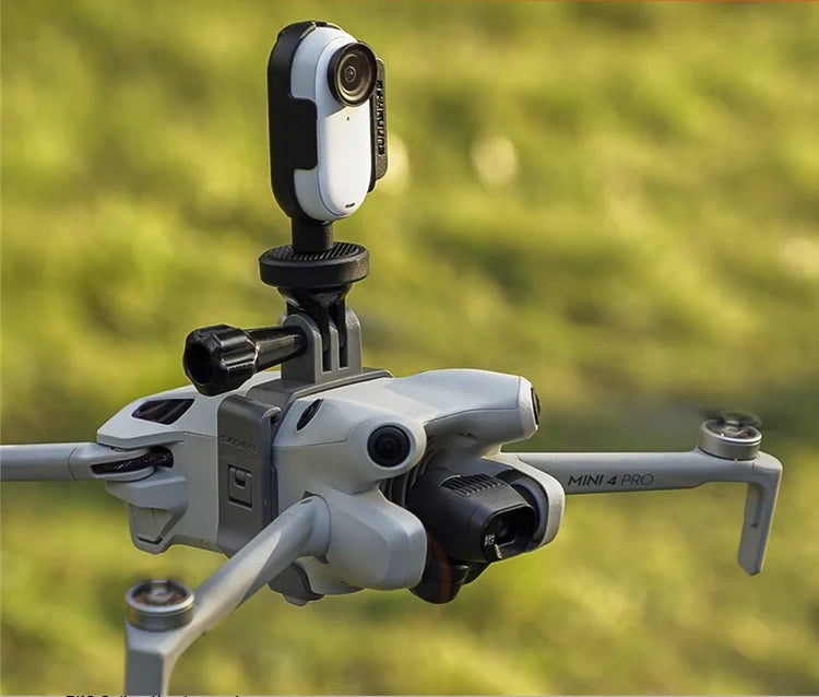 1/4" Camera Mount for DJI Mini 4 Pro + LED Flashlight with Battery Packaging status original
