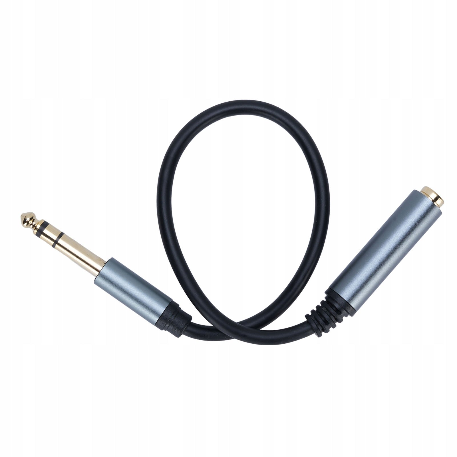 1/4 inch male to female cable 24 times gold PVC EL connector