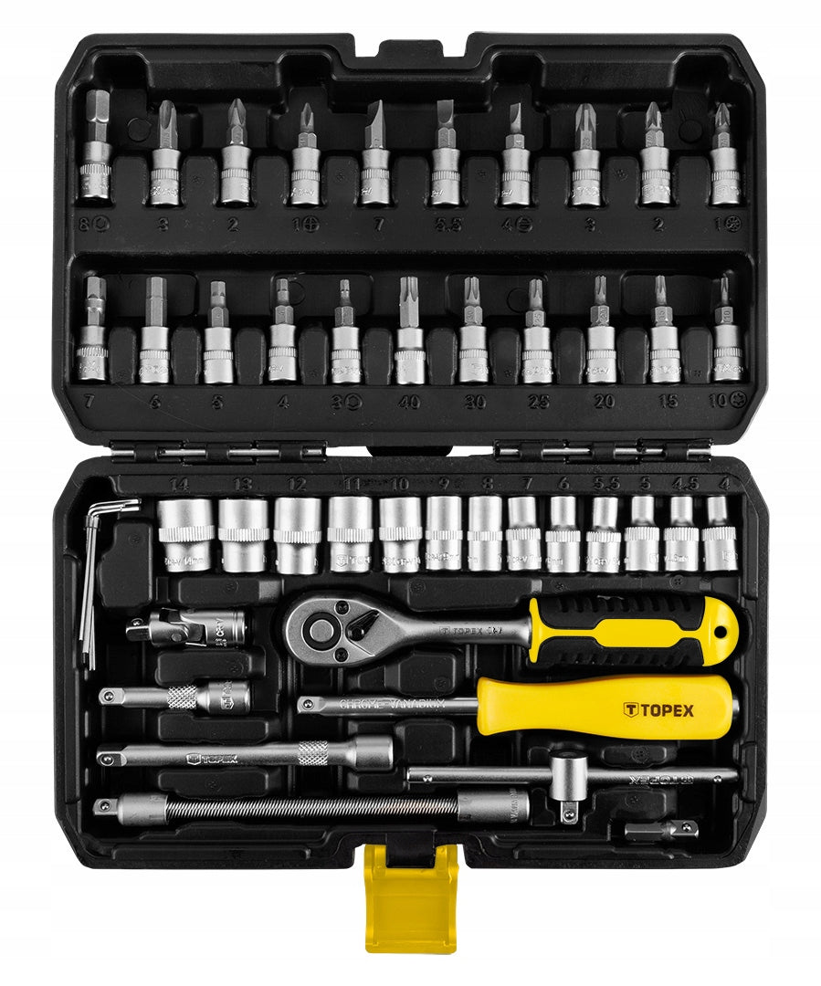 1/4" socket wrenches, set of 46 pcs. Manufacturer code 38D640