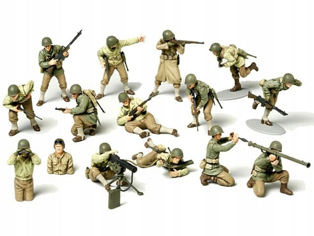 Modell Tamiya WWII US Army Infantry GI Set, 1/48, 32513 