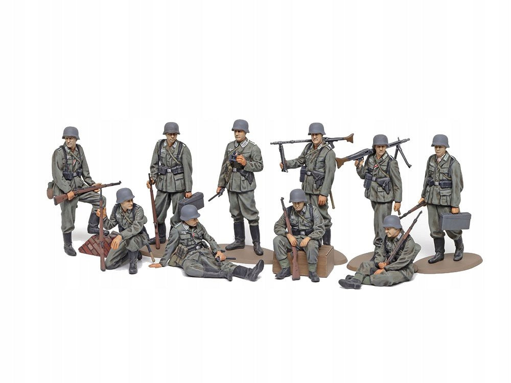 Konstruktorius Tamiya - WWII Wehrmacht Infantry Set, 1/48, 32602