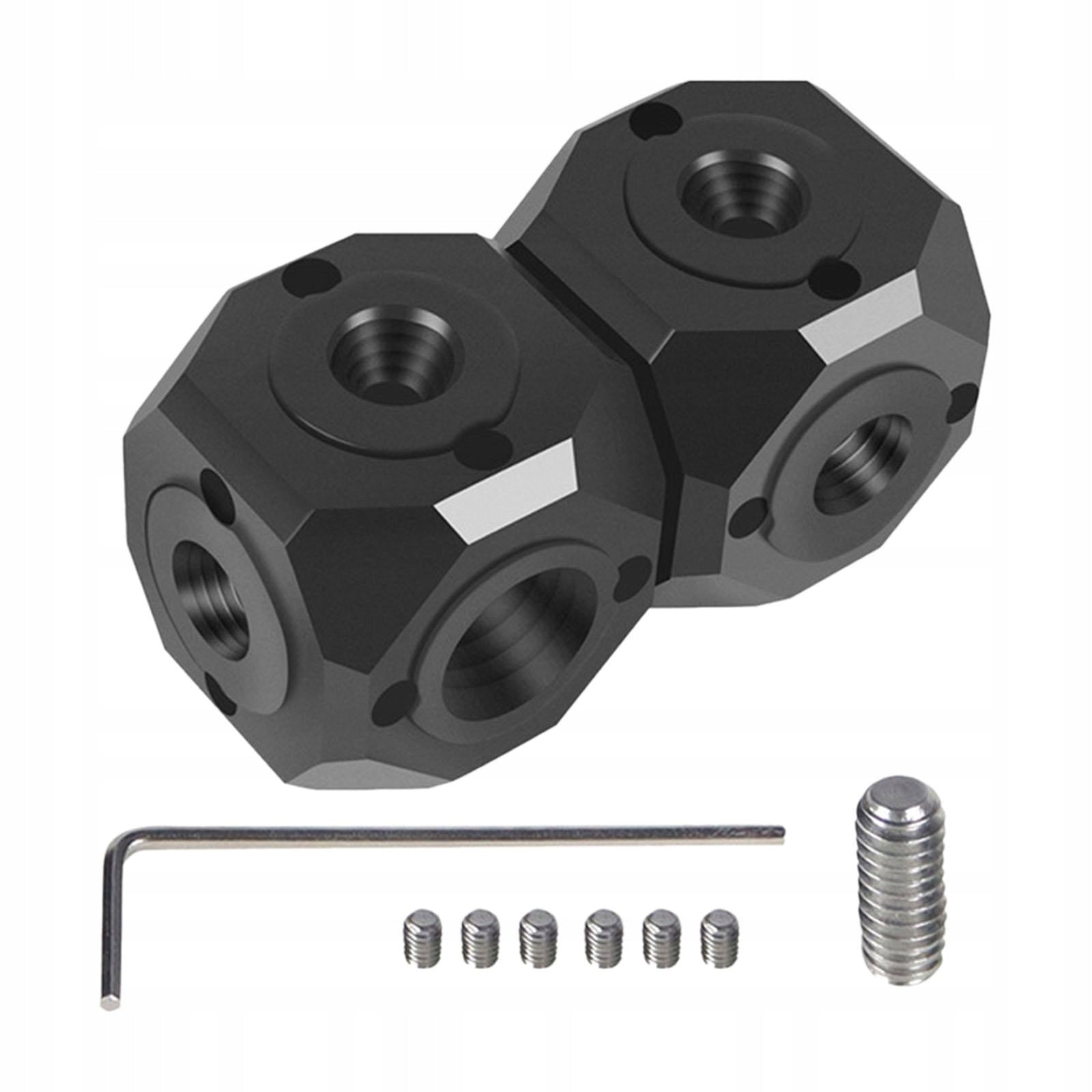 1/4inch 1/8inch Screw Hole Tripod Stand Mount Adapter Durable Double seat Model adapter do montażu na statywie do statywu