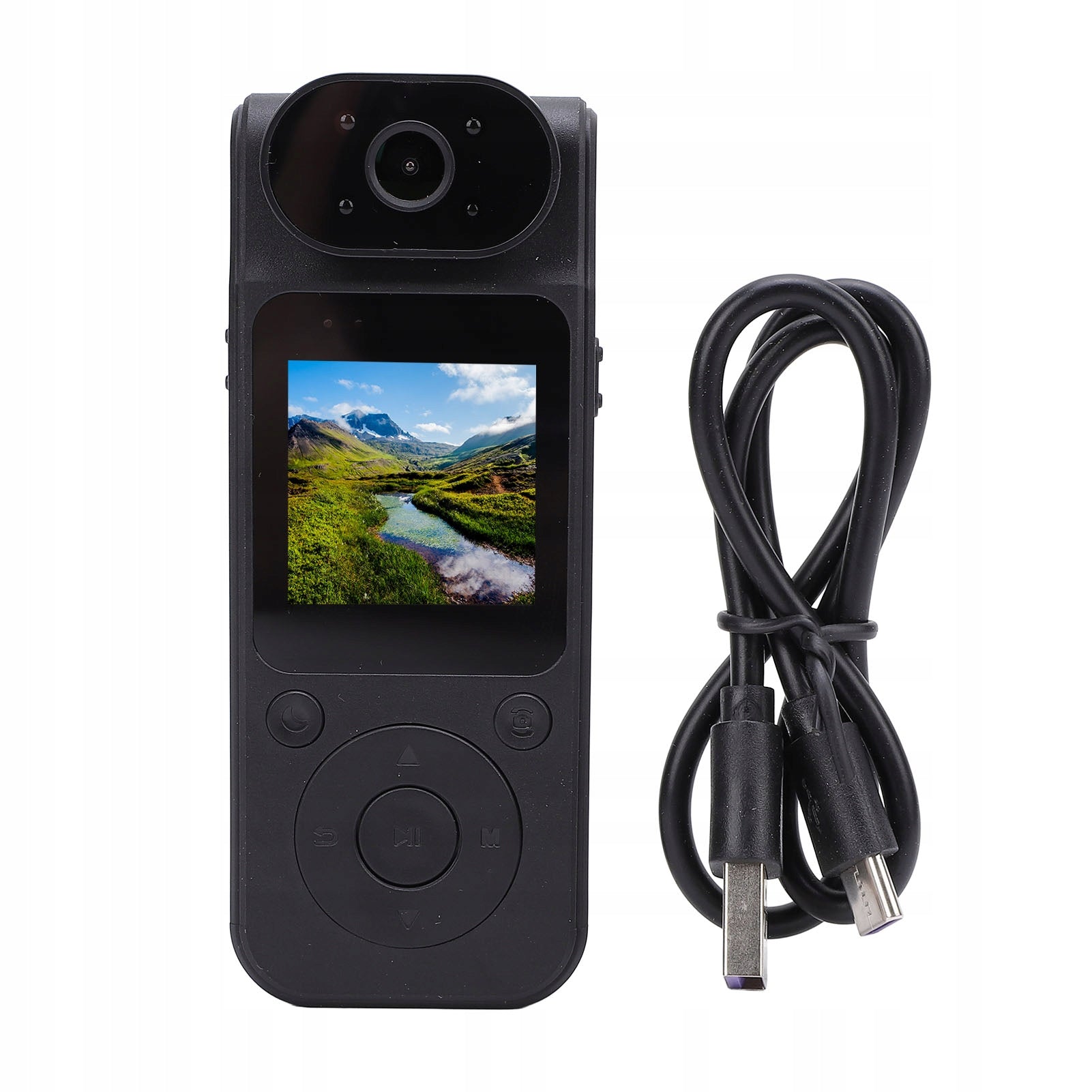 1,54 inch 4K Action Camera With Rear Clip Color DV Recorder 180 Stop