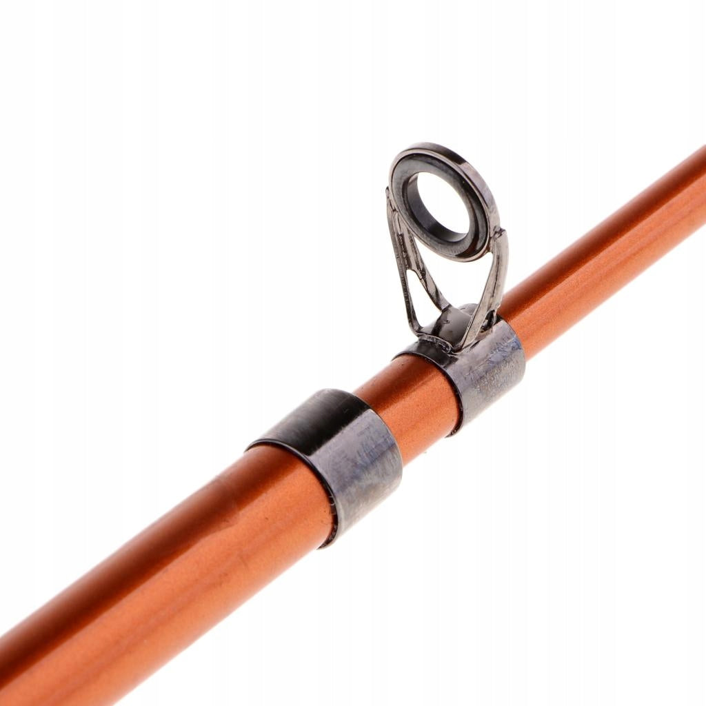 1.5M Ice Fishing Reel & Rod Combo for a Beginner First Combo Orange Model wędka na lód i kołowrotki