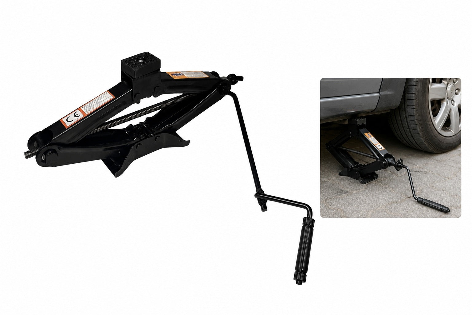 1,5T SCISSOR CAR JACK HAND JACK FOR WHEEL CHANGE