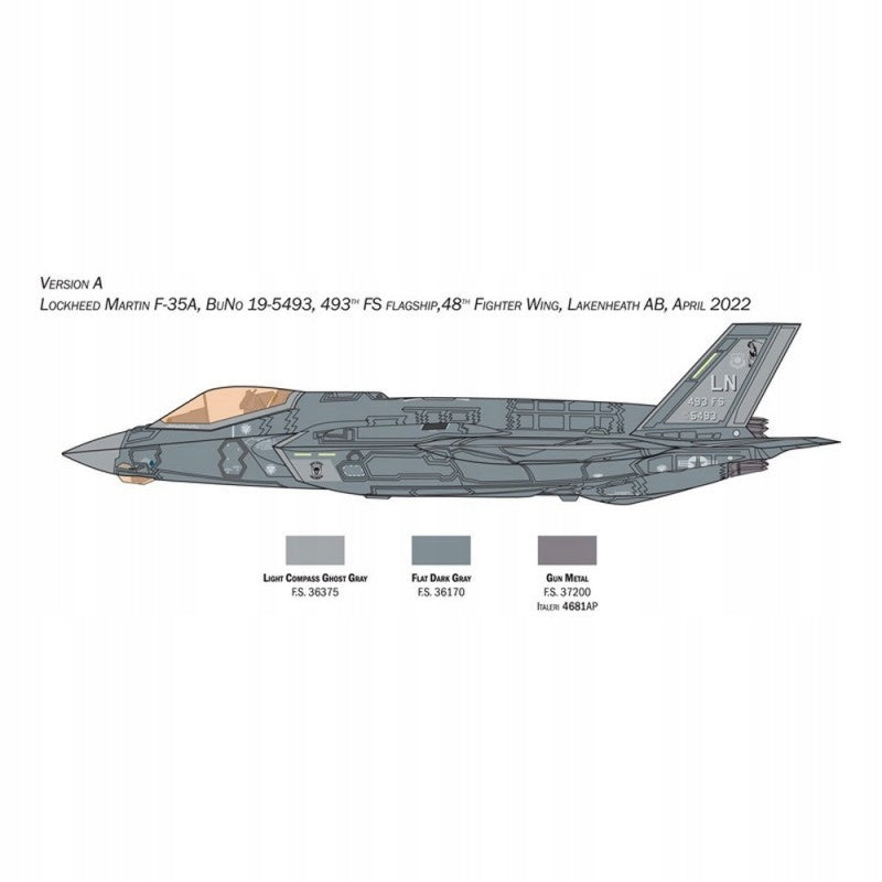 Konstruktorius Italeri F-35A Lightning II Beast Mode 1464