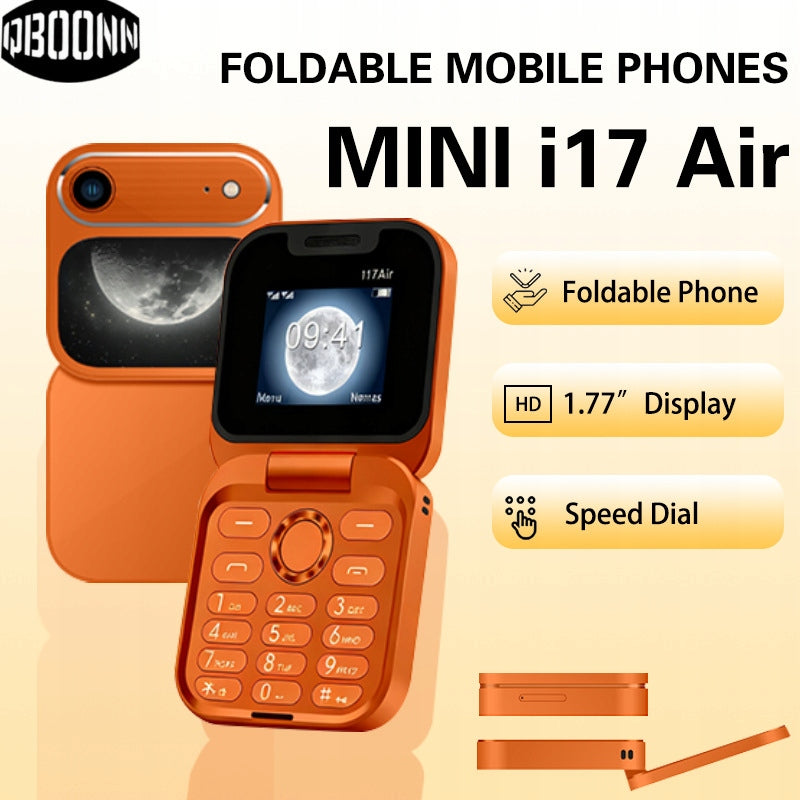 1,77-inch i17 Pro Mini Flip 32 MB with Smart Dual SIM Certificates of conformity CE