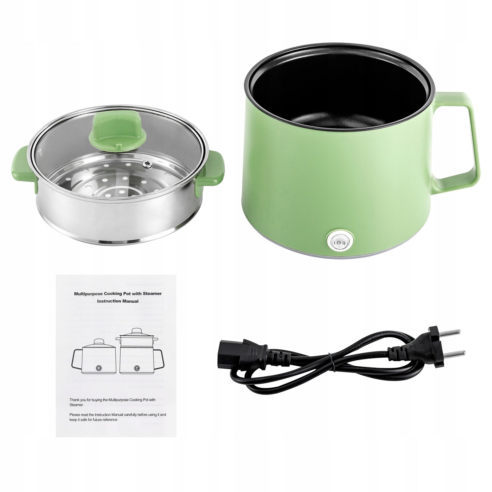 1.7L ANTI-STICK POT ELECTRIC MULTICOOKER WITH DUAL POWER CONTROL