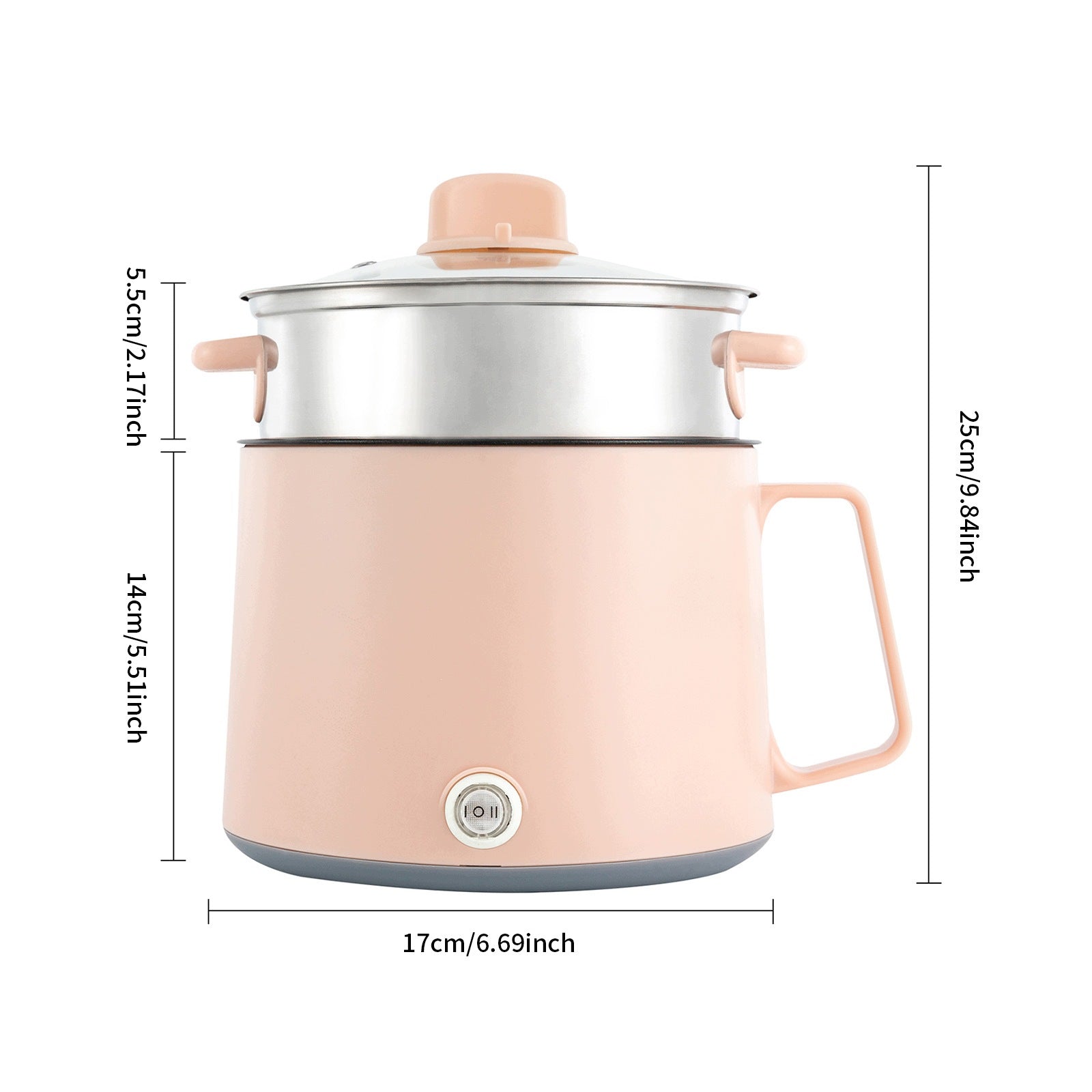 1.7L PORTABLE NON-STICK POT 600W Manufacturer code 850325