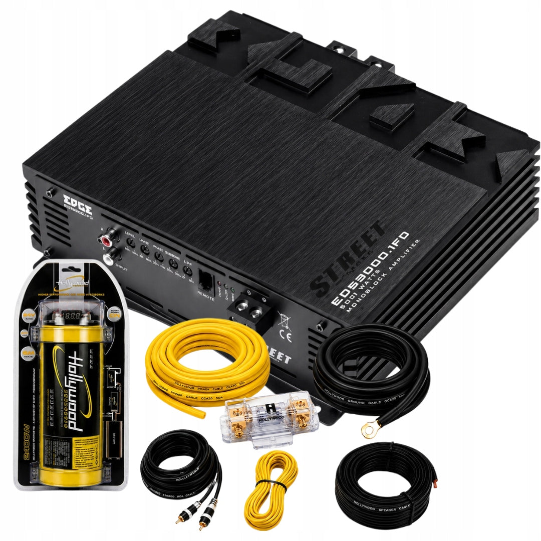 1-CHANNEL AMPLIFIER EDS3000.1 + 53mm2 CCA-20 CABLES + HCM6 CAPACITOR