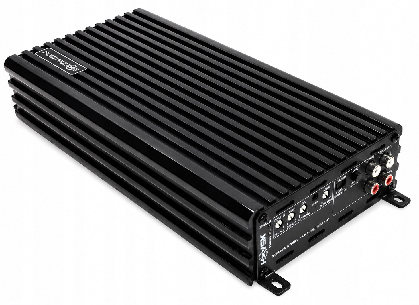 1-CHANNEL AMPLIFIER HXA-2K + 35mm2 CABLES + RX1800 CAPACITOR + REMOTE CONTROL Packaging status original