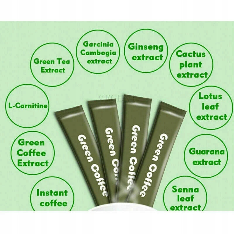 1 Pack Green Slim Coffee with Ganoderma Control, Support Expiration date at least 1 year from the date of purchase