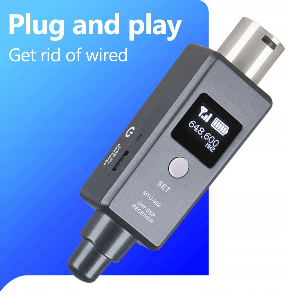 1 Pair Microphone Wireless Microphone System Transmitter System 76 Batteries included no