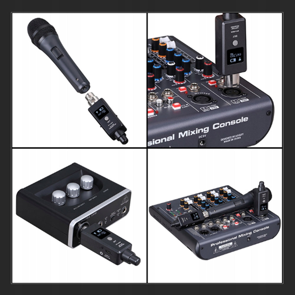 1 Pair Microphone Wireless Microphone System Transmitter System 76 Manufacturer code AG250426001325