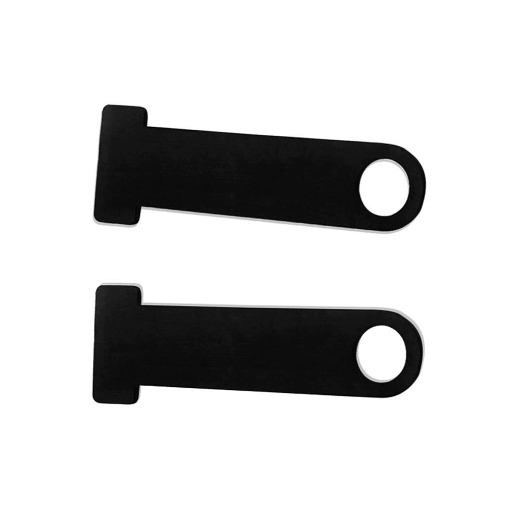 1 Pair Motorcycle Open Lock Buckle Fastener Connector Black Packaging status original