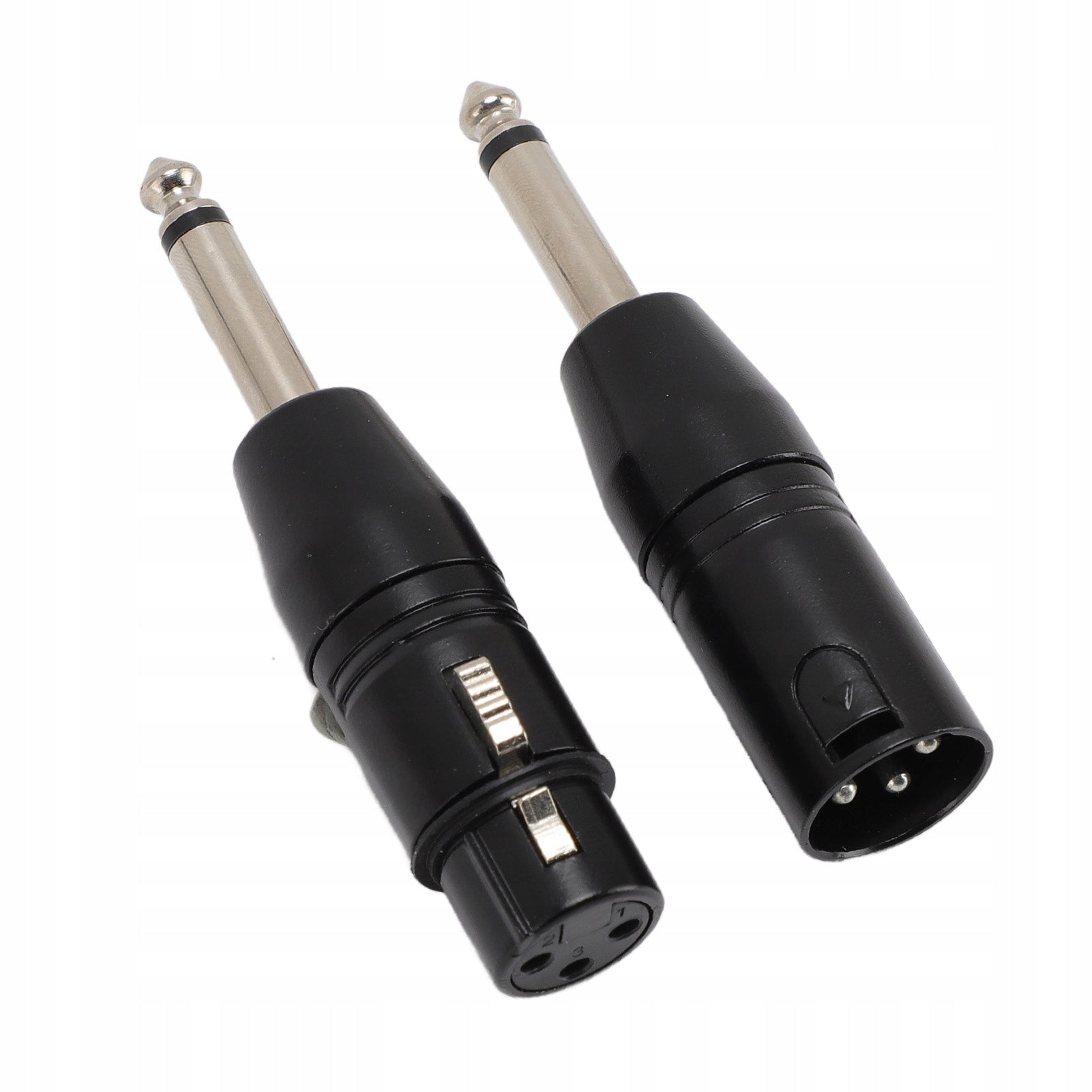 1 Pair XLR Adapter Black Professional 6,35mm 1/4 inch Male to LH Manufacturer code AG250820015960