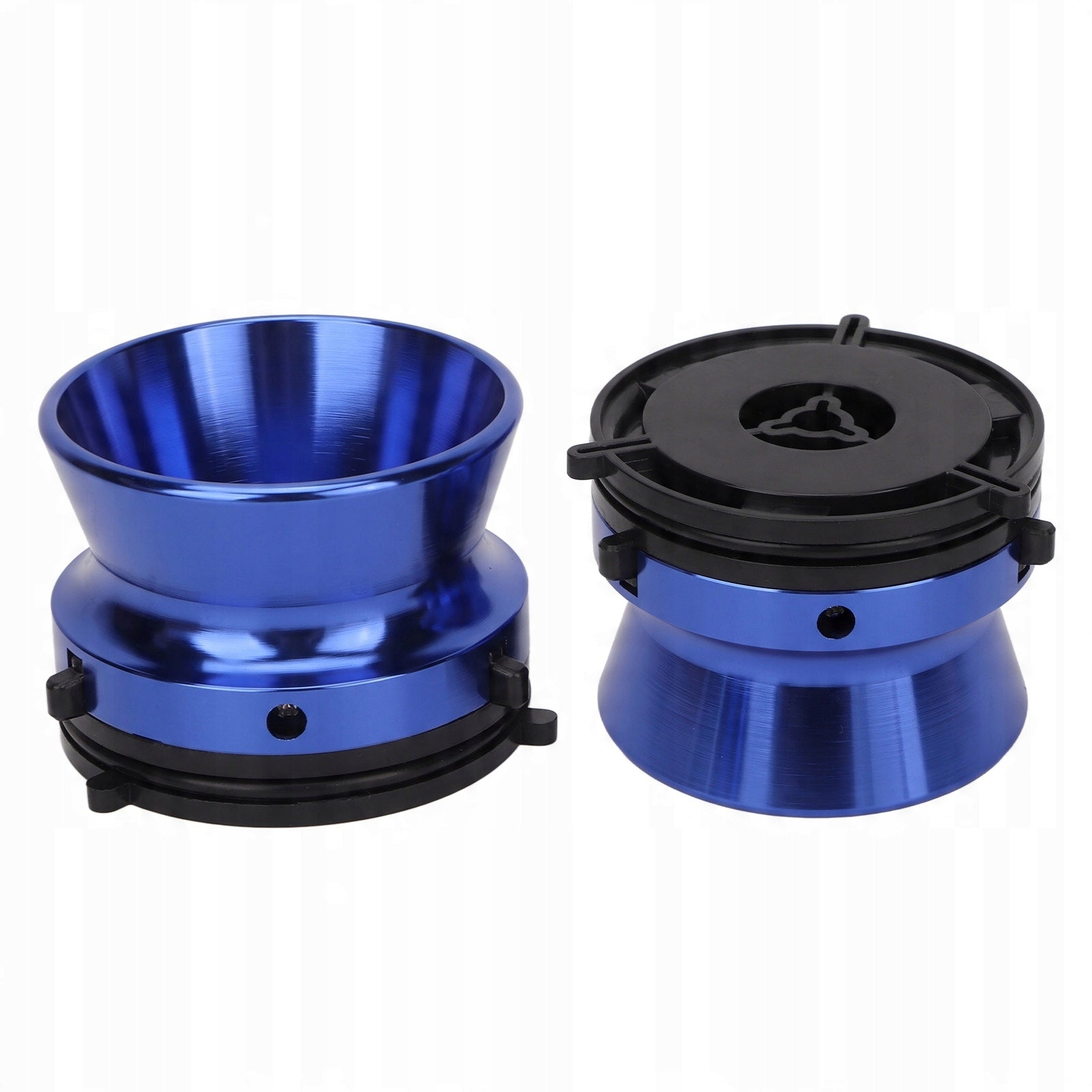 1 Pair of Nab Hub Adapters Polished Aluminum 10 Inch H5 Manufacturer code AG250710010716
