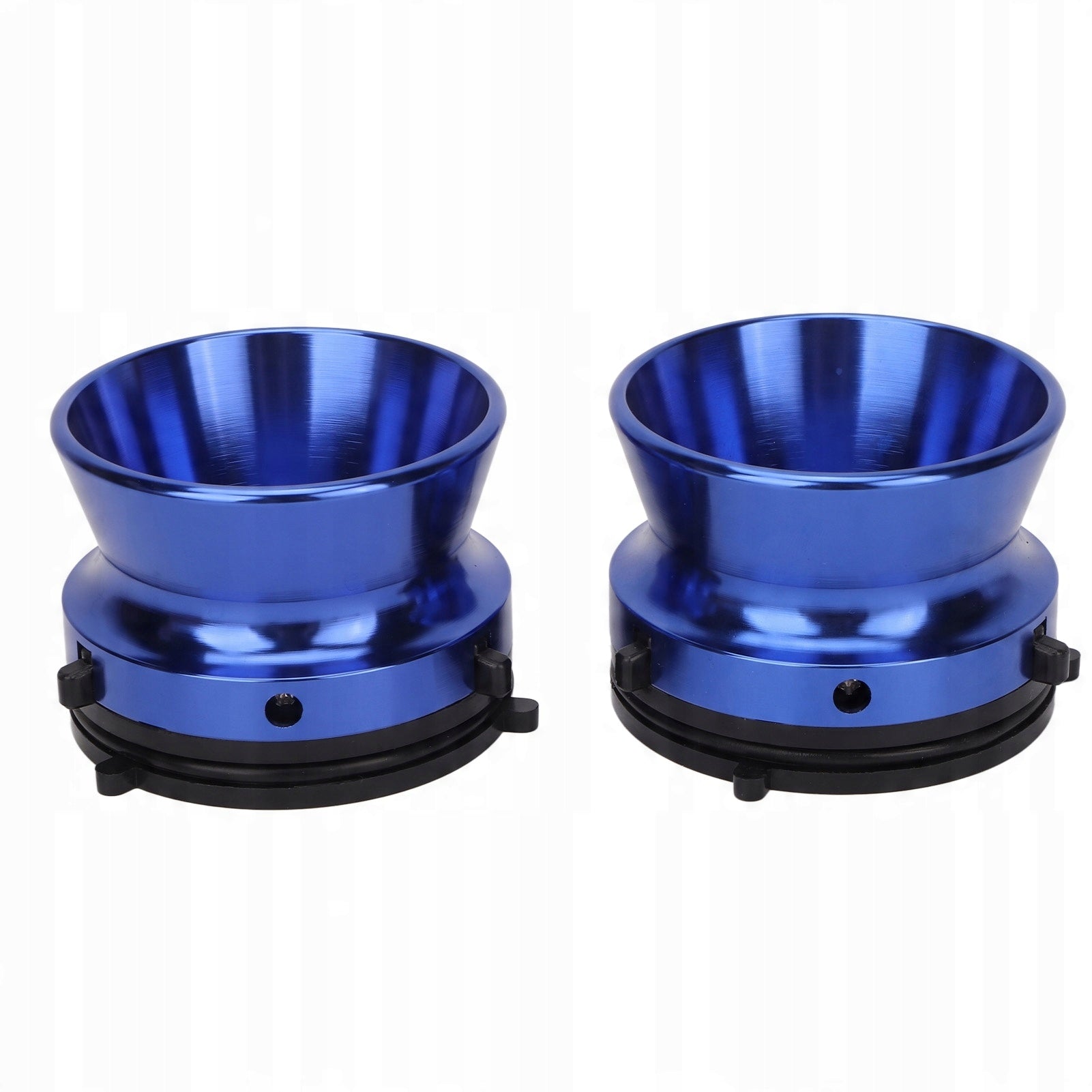 1 Pair of Nab Hub Adapters Polished Aluminum 10 Inch H5