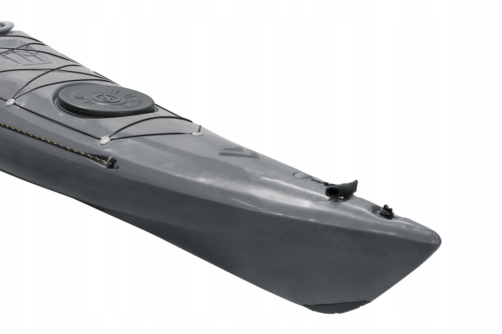 1-Person Kayak Trek Grey Polyethylene River Rafting Durable Brand Aquarius