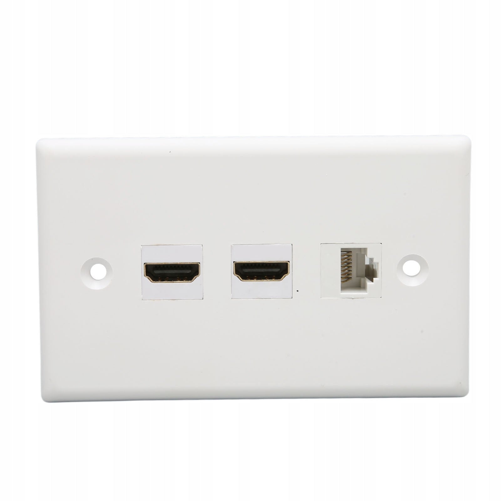 1 Port CAT6 Keystone Wall Plate, ABS HD Multimedia Interface Ethernet Faceplate Brand no brand