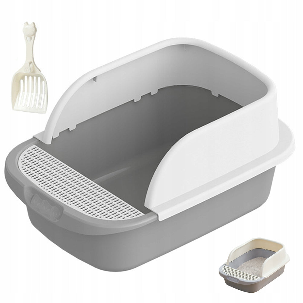 1 SET OF CAT LITTER BOX SEMI-ENCLOSED CAT LITTER Brand no brand