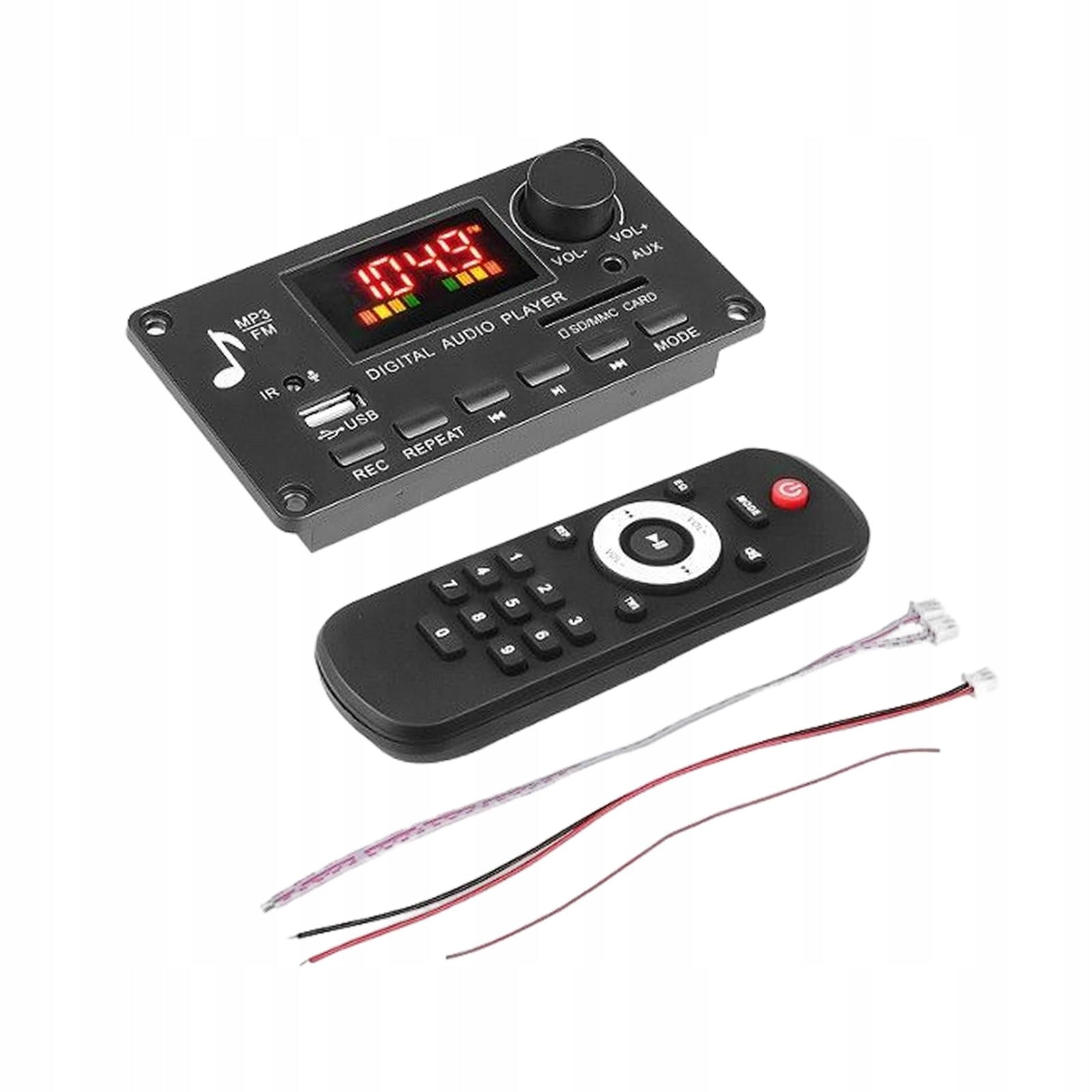 1 Set Audio Module USB TF USB FM Car Radio 12V with Remote ..0 WMA Display