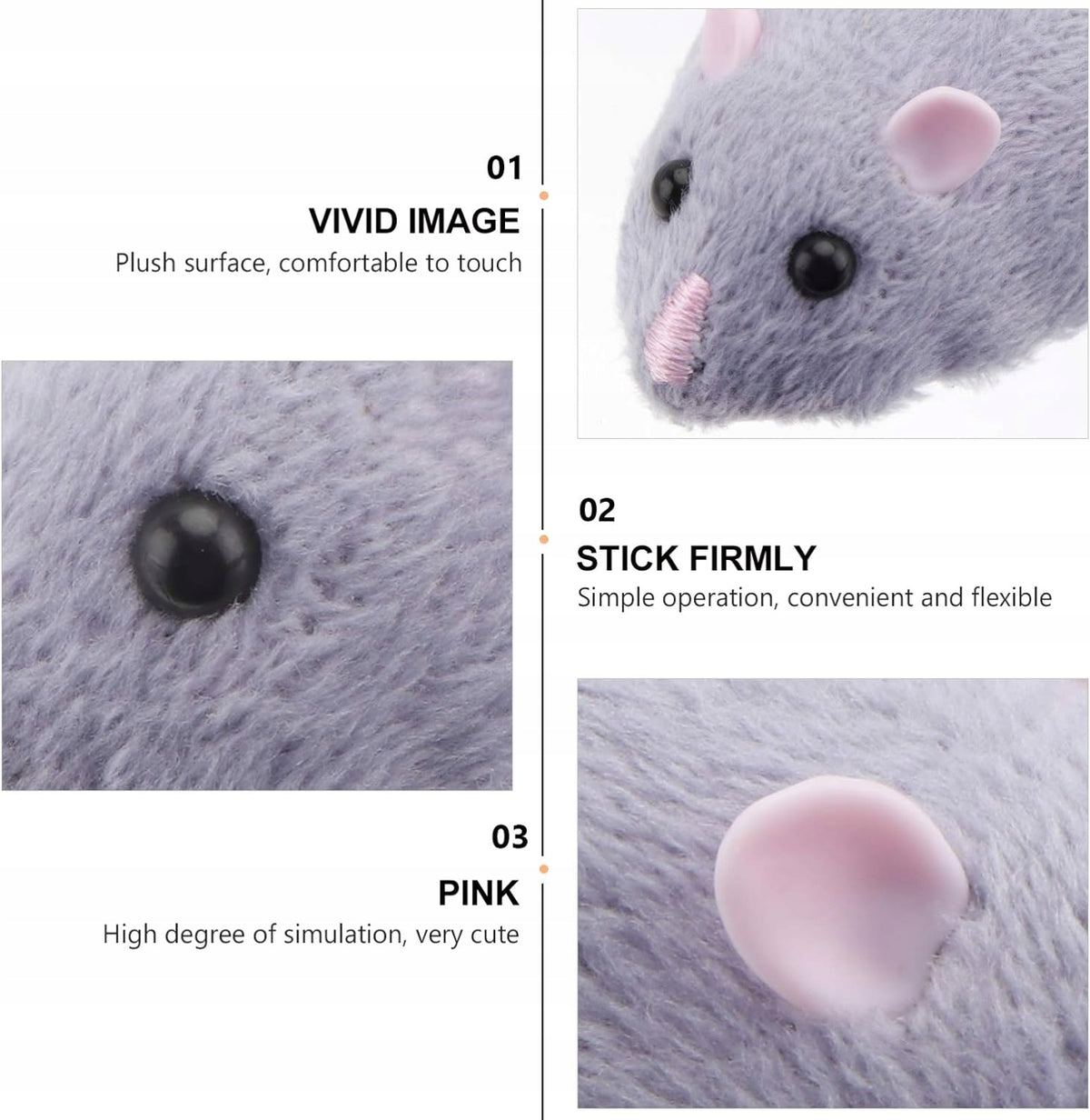 1 Set Remote Controlled Mouse Model Cat Playing with Toys Manufacturer code Zmaowanju286