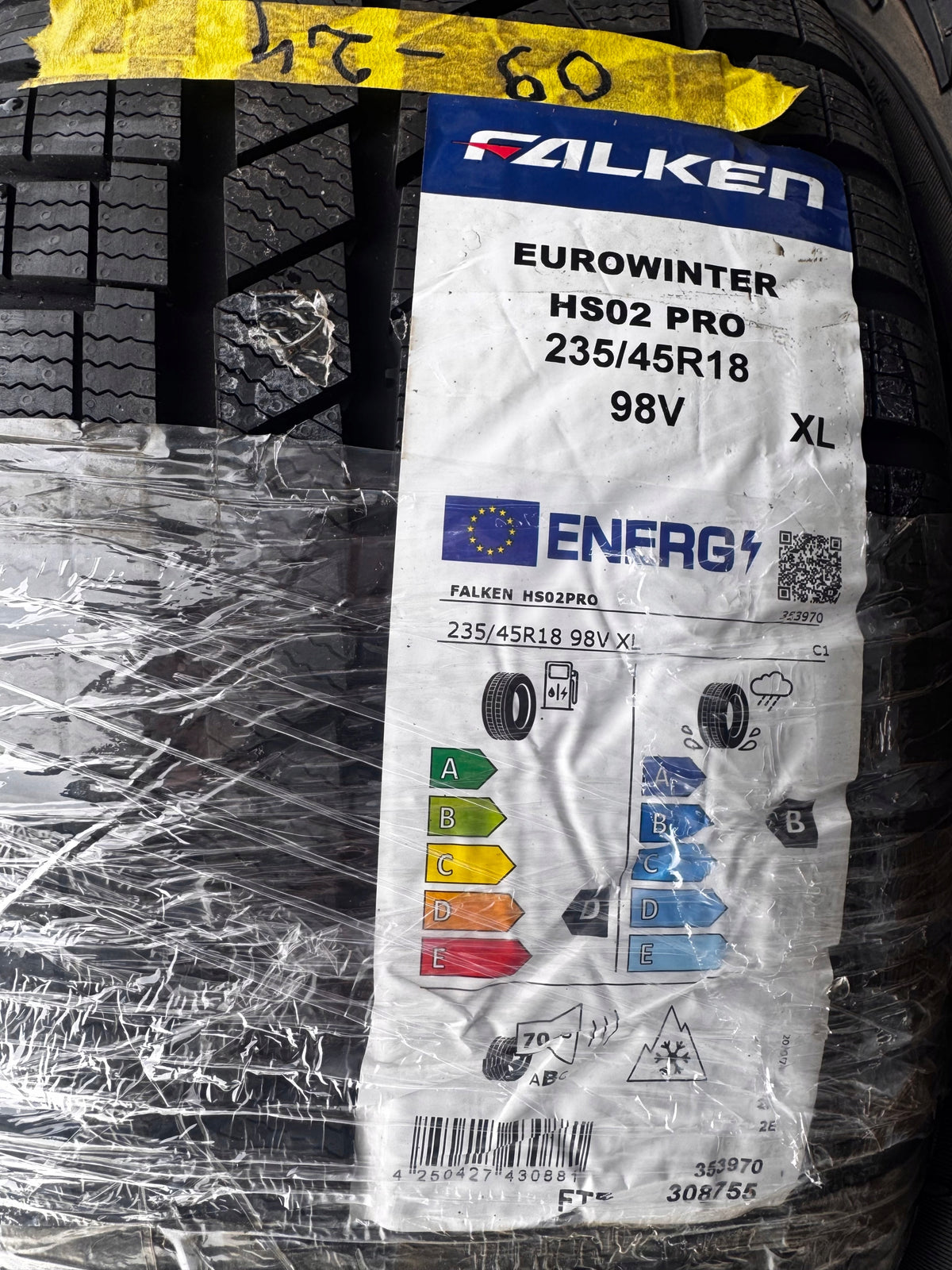 1 Tyre Winter New Falken Eurowinter HS02 PRO 235/45R18 98V 2024r
