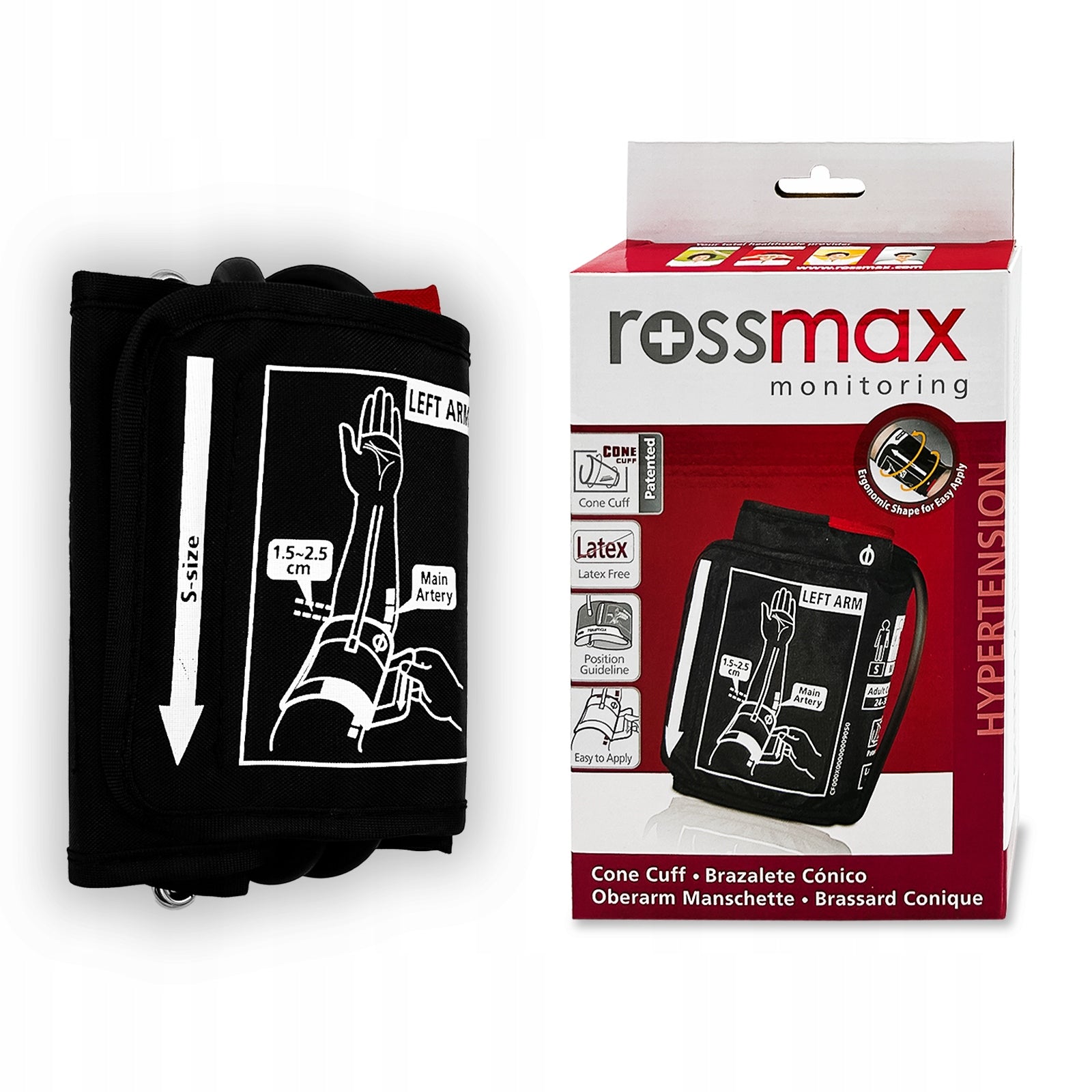 1 hose cuff for blood pressure monitor ROSSMAX Universal high quality
